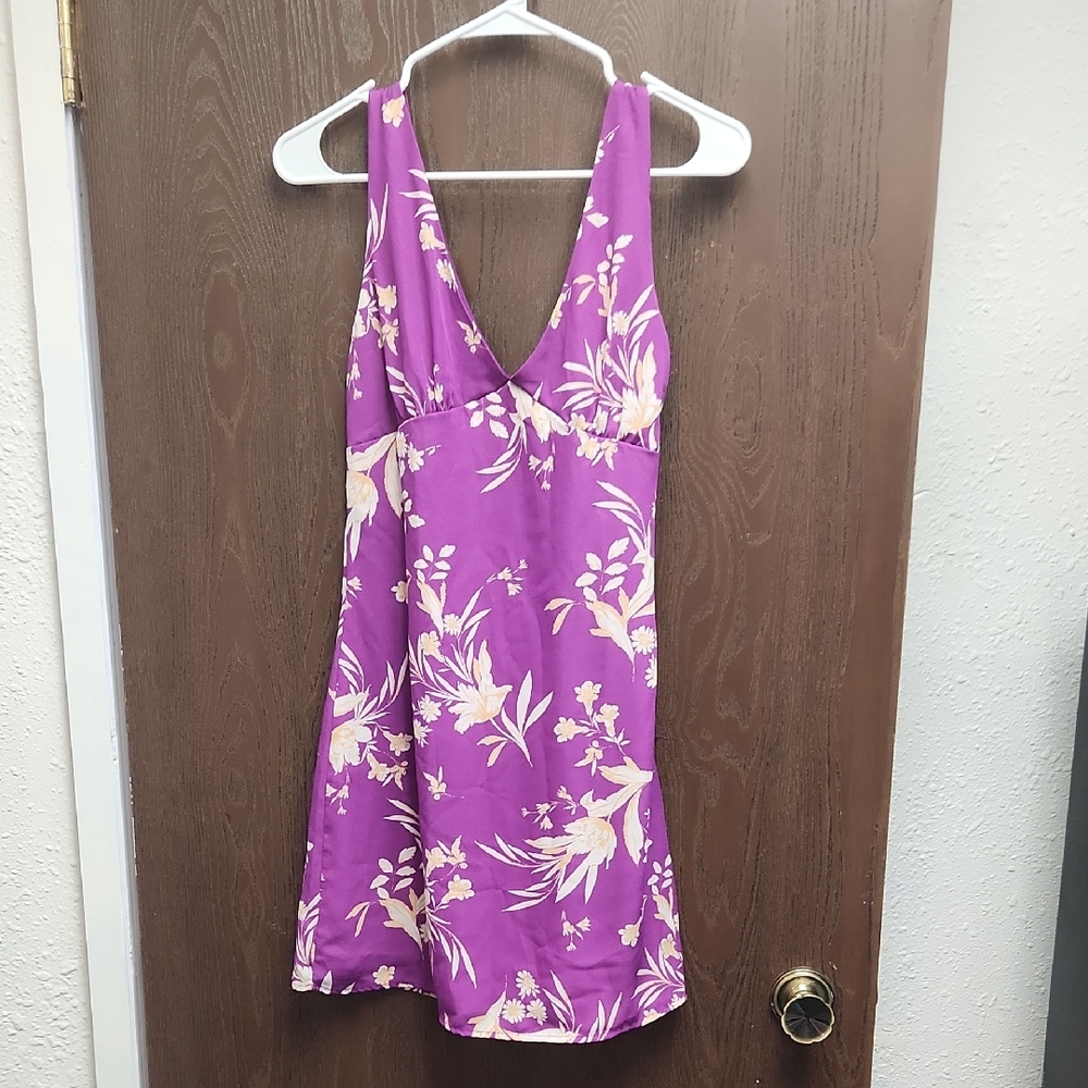 🚨2/$25 or 5/$50🚨Rolla Coster Purple Floral Dress